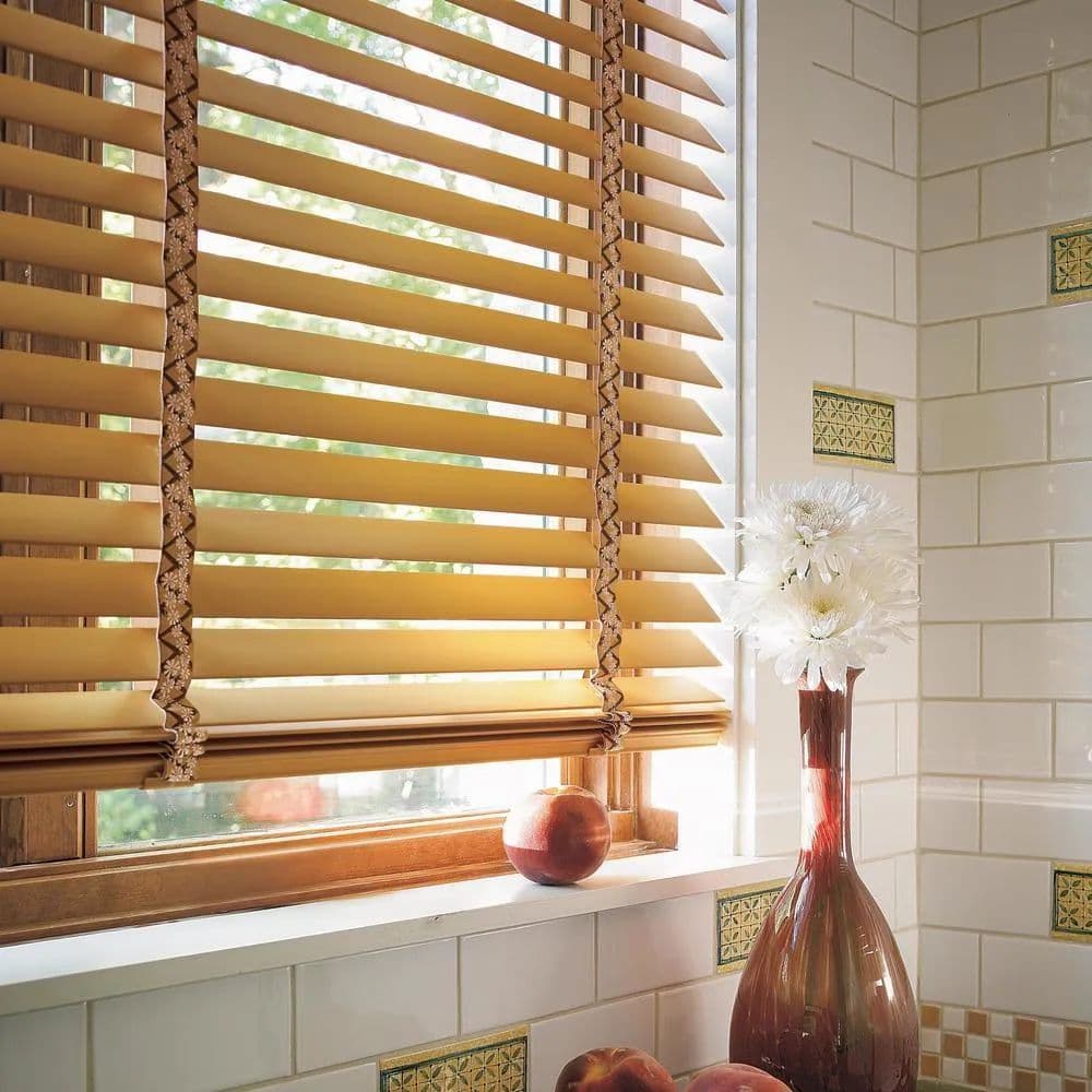 wooden blinds